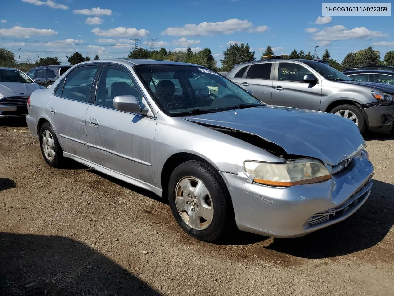 2001 Honda Accord Ex VIN: 1HGCG16511A022359 Lot: 72726264