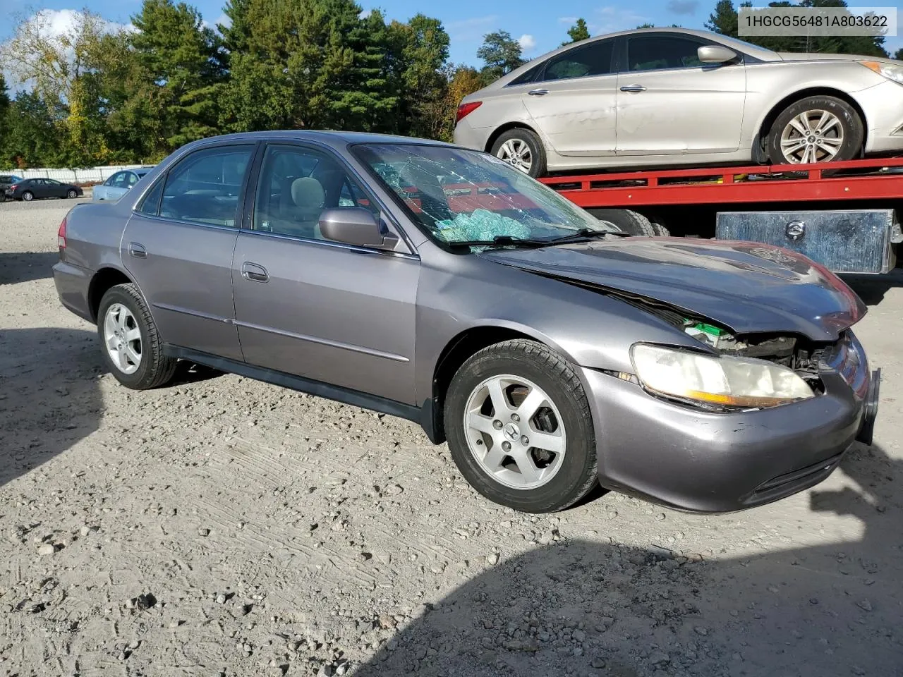 2001 Honda Accord Lx VIN: 1HGCG56481A803622 Lot: 73642234