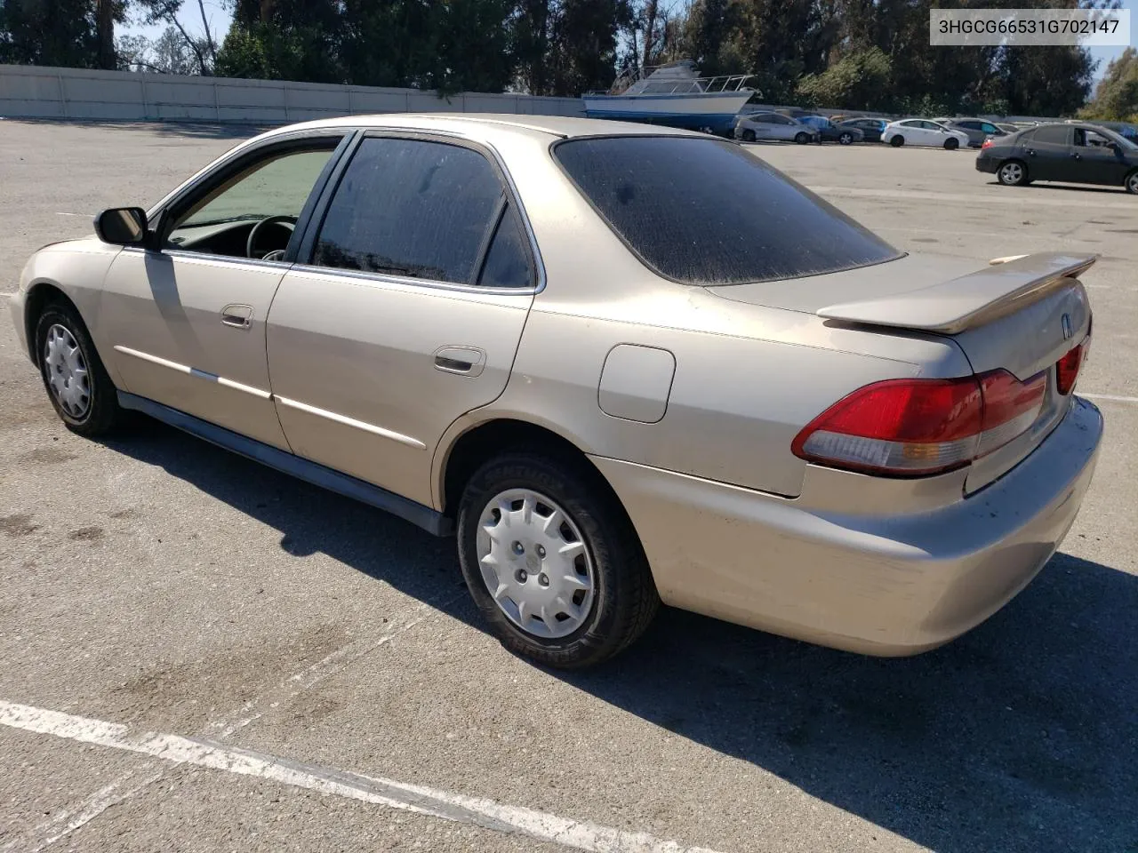 2001 Honda Accord Lx VIN: 3HGCG66531G702147 Lot: 73814844