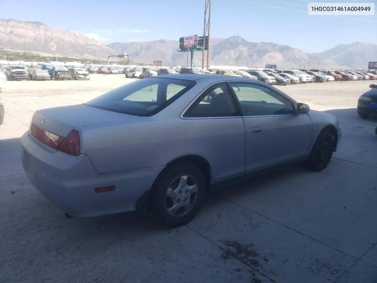 1HGCG31461A004949 2001 Honda Accord Lx