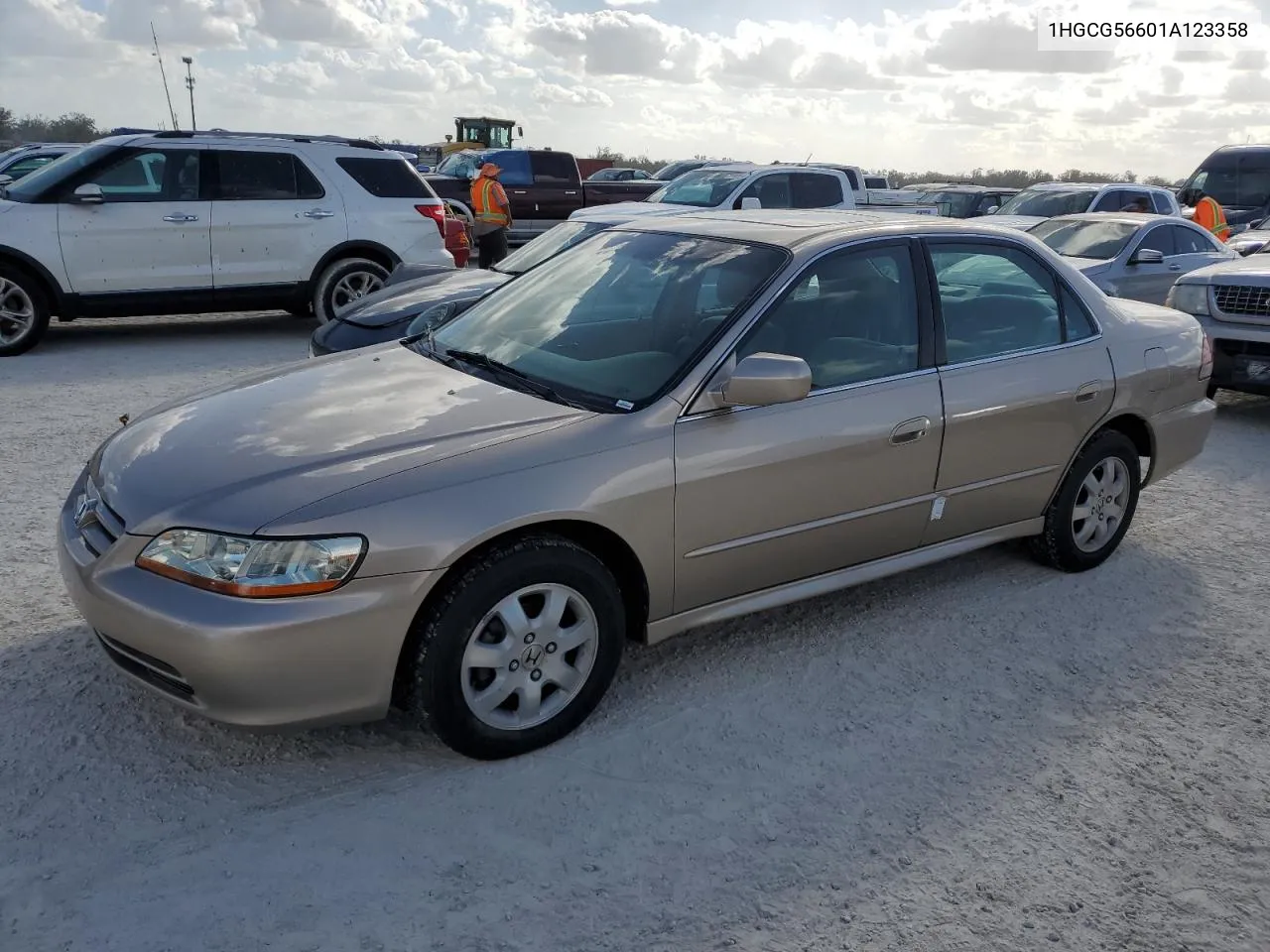 2001 Honda Accord Ex VIN: 1HGCG56601A123358 Lot: 75138764