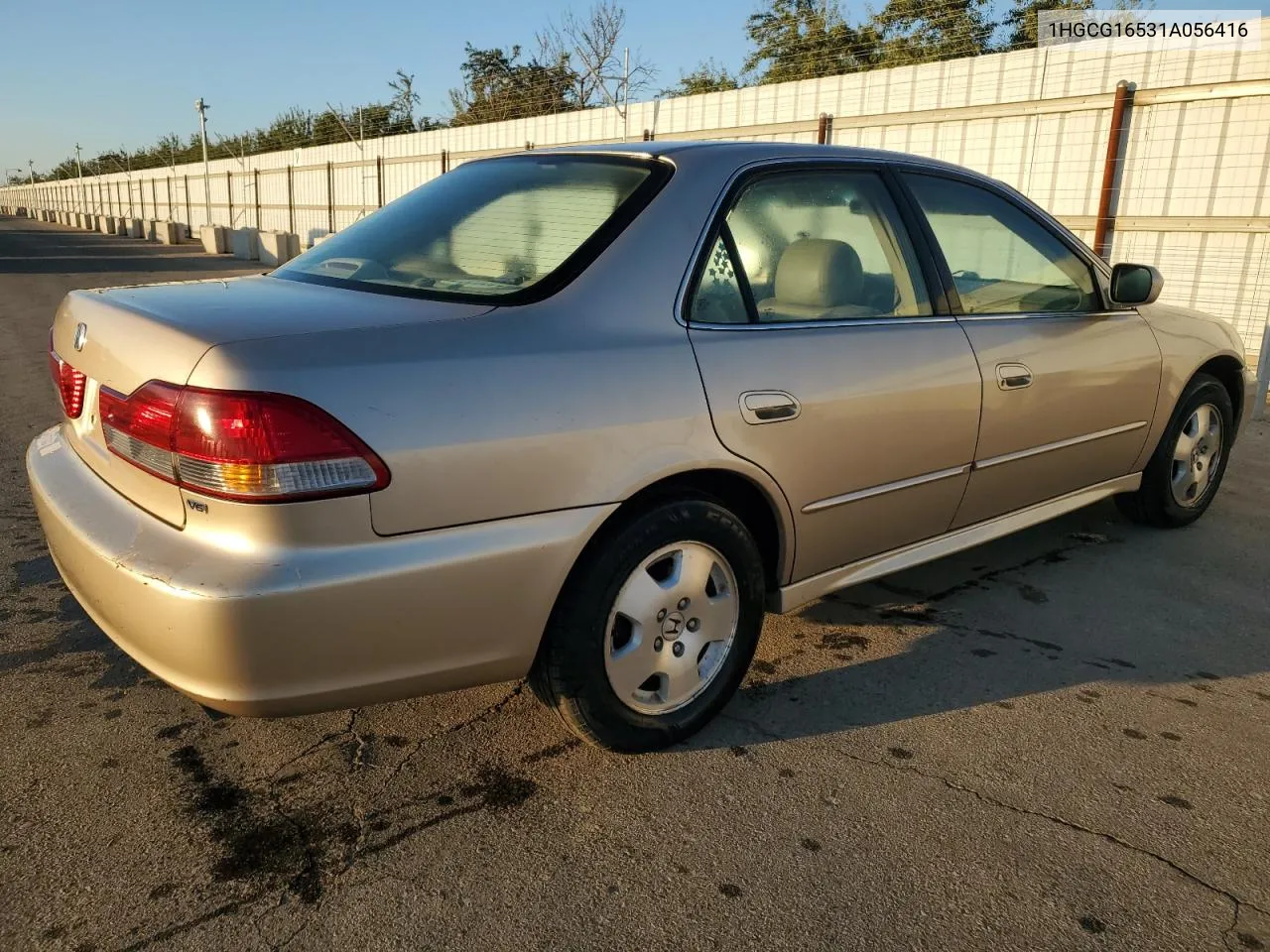 1HGCG16531A056416 2001 Honda Accord Ex