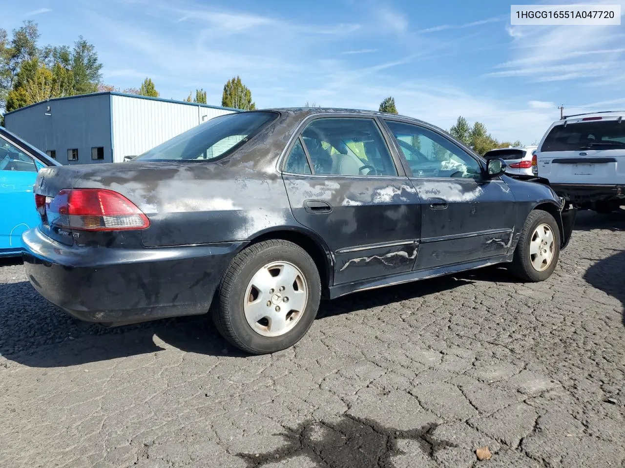 2001 Honda Accord Ex VIN: 1HGCG16551A047720 Lot: 75524784