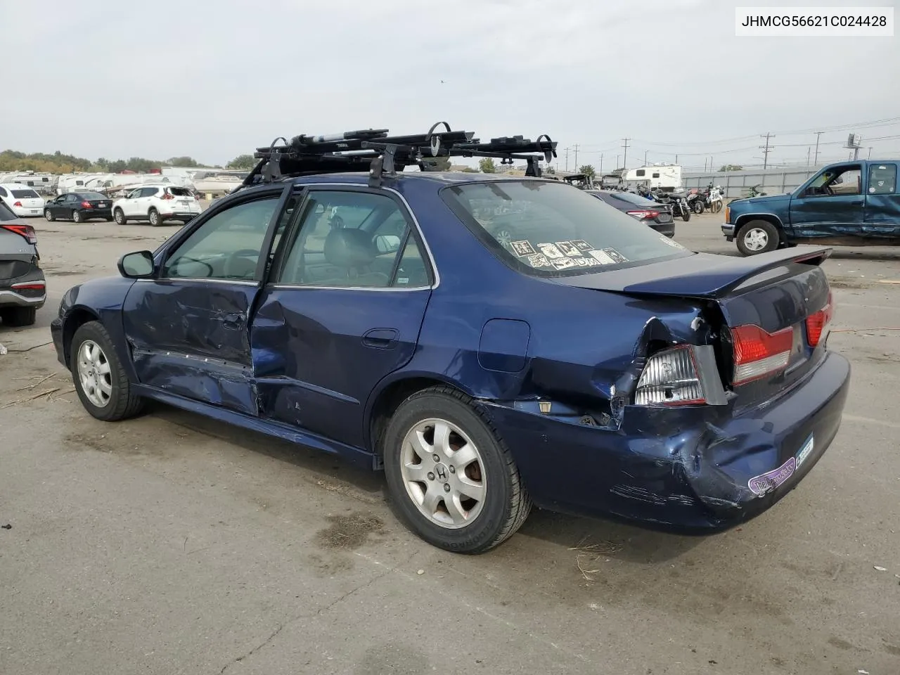 2001 Honda Accord Ex VIN: JHMCG56621C024428 Lot: 75649594