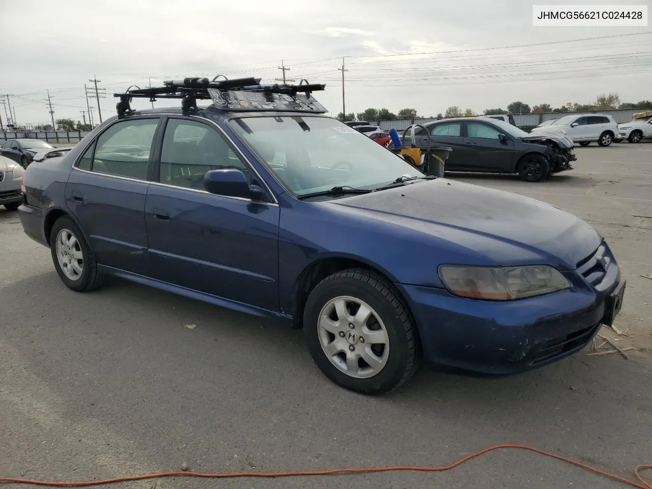 2001 Honda Accord Ex VIN: JHMCG56621C024428 Lot: 75649594