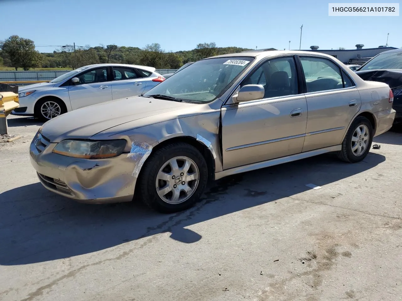 2001 Honda Accord Ex VIN: 1HGCG56621A101782 Lot: 75935204