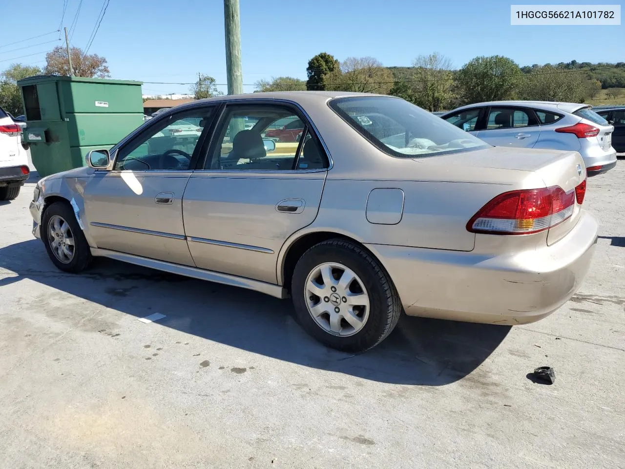 1HGCG56621A101782 2001 Honda Accord Ex