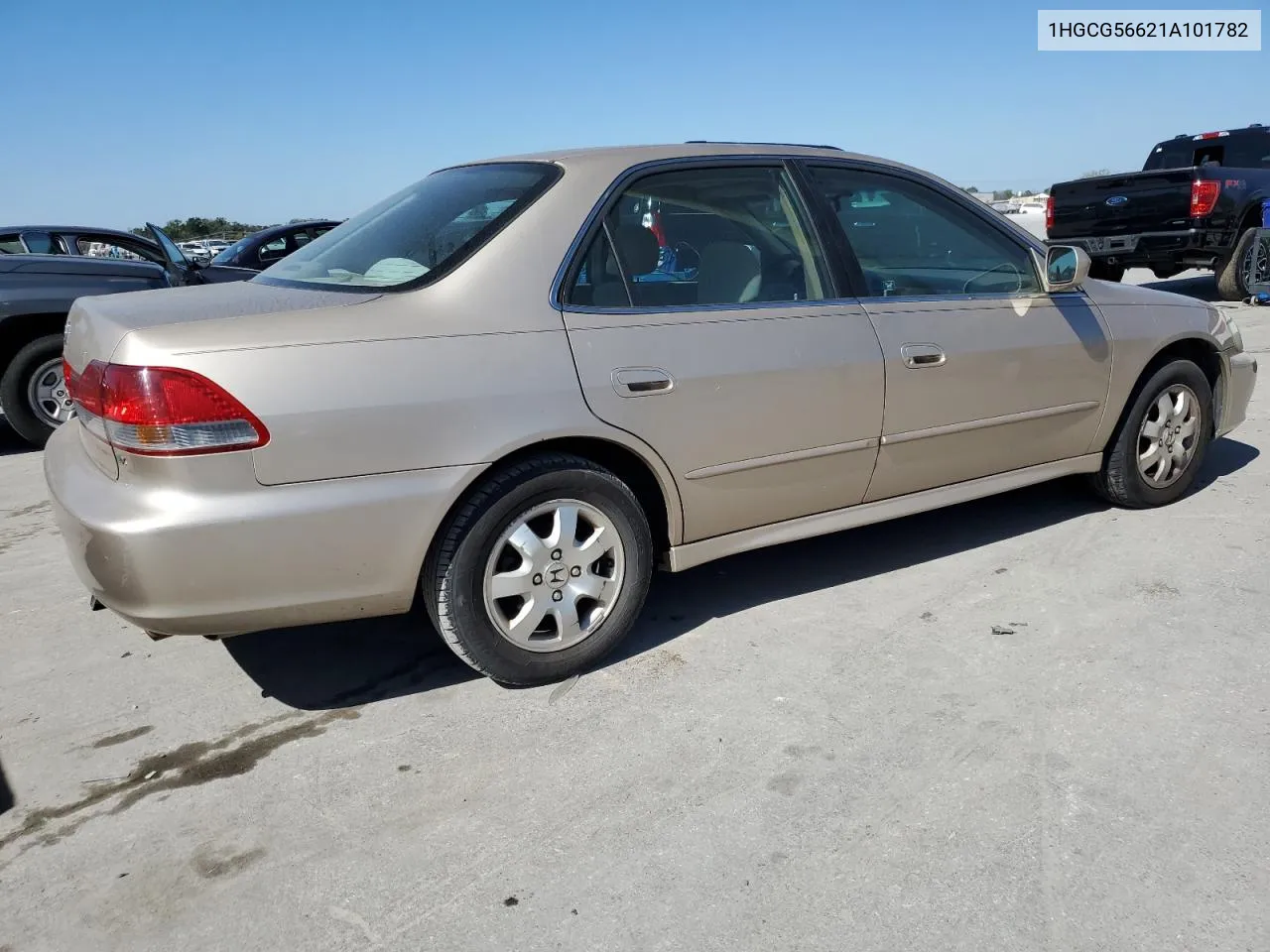 2001 Honda Accord Ex VIN: 1HGCG56621A101782 Lot: 75935204