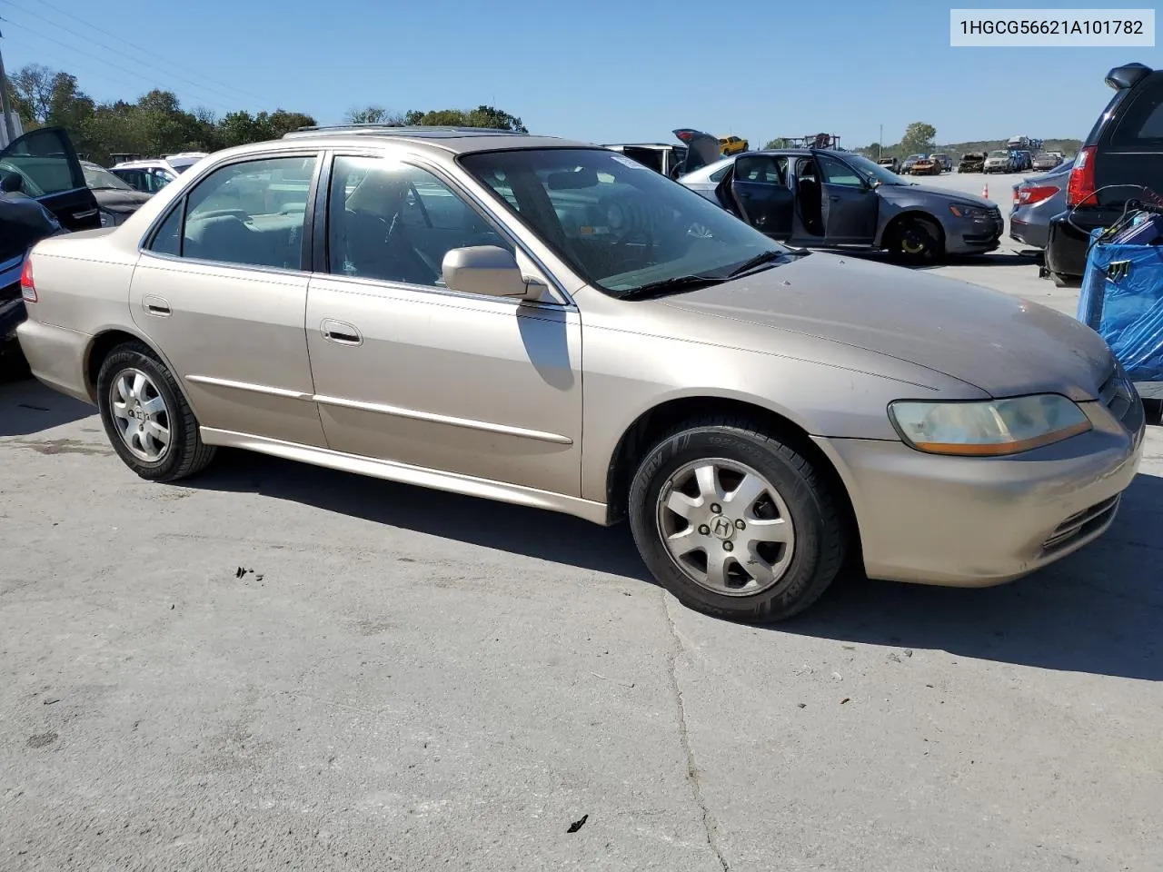 2001 Honda Accord Ex VIN: 1HGCG56621A101782 Lot: 75935204