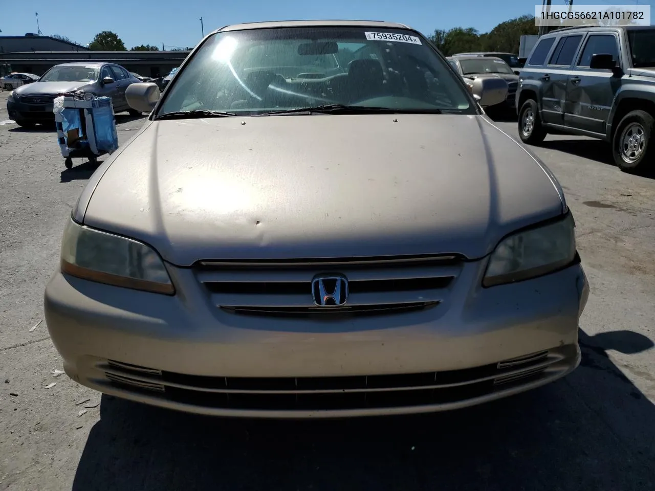 2001 Honda Accord Ex VIN: 1HGCG56621A101782 Lot: 75935204