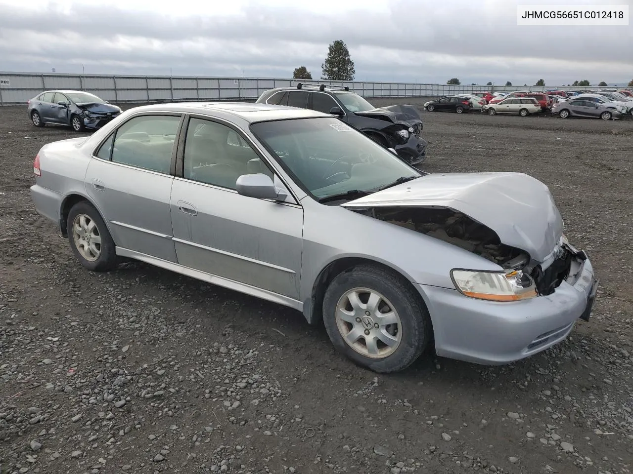 2001 Honda Accord Ex VIN: JHMCG56651C012418 Lot: 76369504