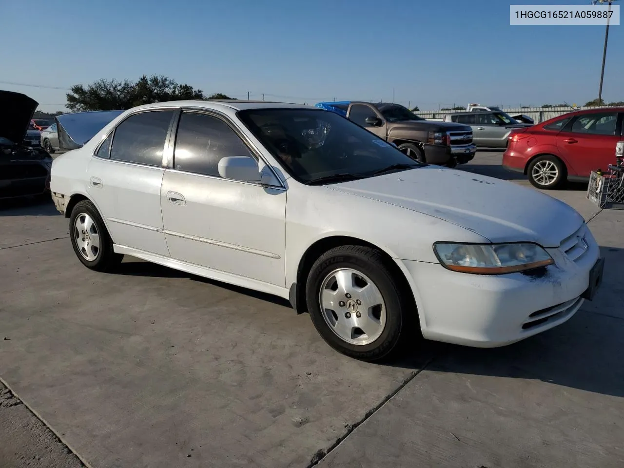 2001 Honda Accord Ex VIN: 1HGCG16521A059887 Lot: 76540294