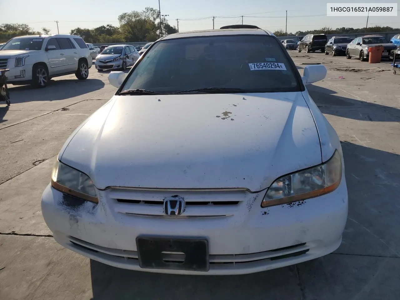 2001 Honda Accord Ex VIN: 1HGCG16521A059887 Lot: 76540294