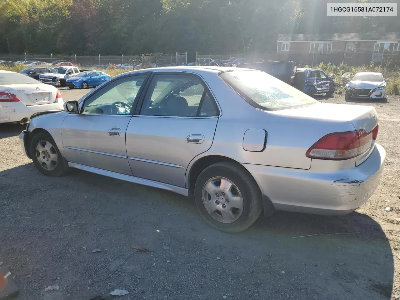 2001 Honda Accord Ex VIN: 1HGCG16581A072174 Lot: 76687824