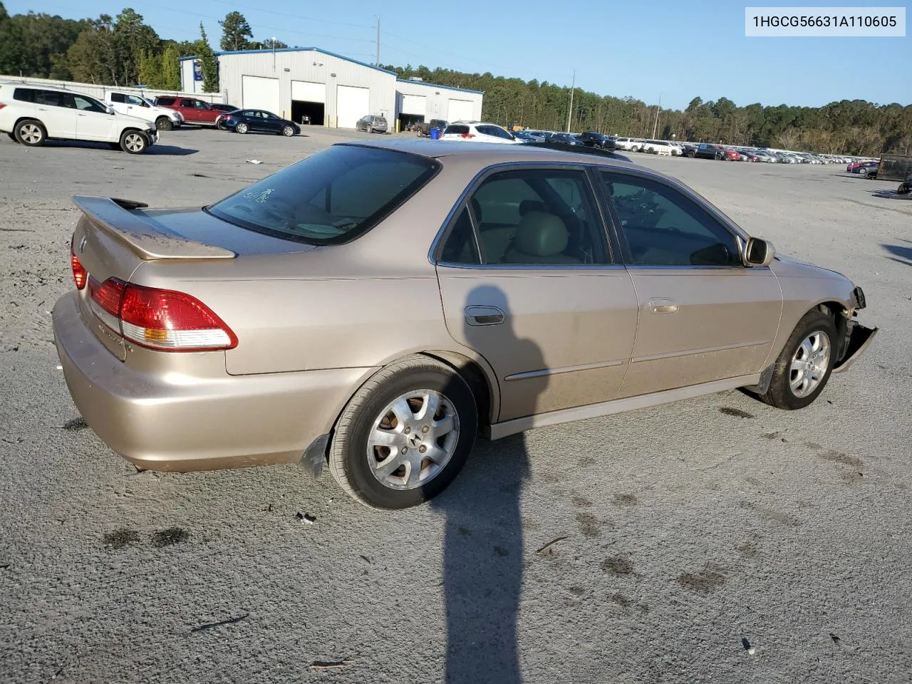 2001 Honda Accord Ex VIN: 1HGCG56631A110605 Lot: 77031954