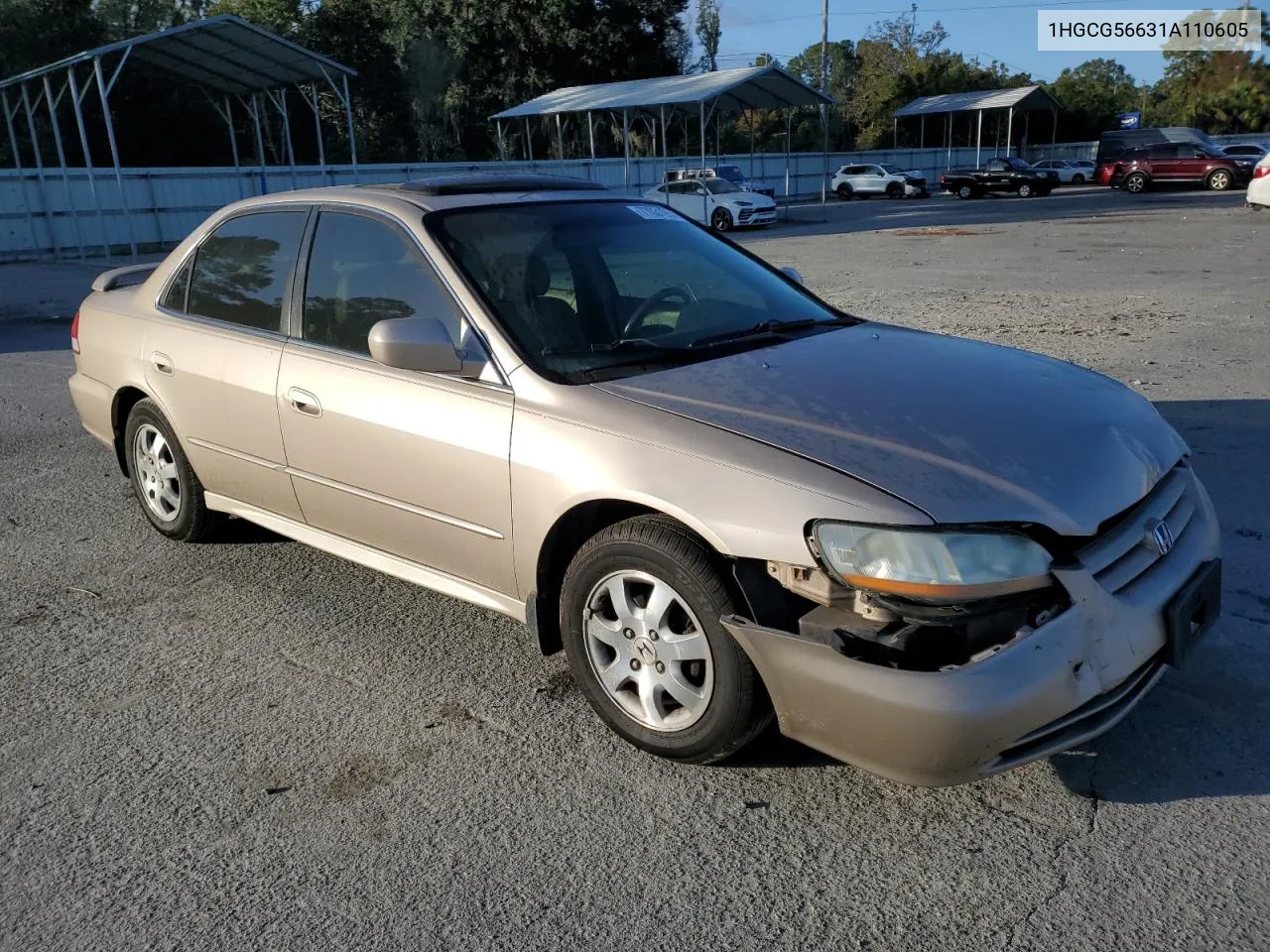 2001 Honda Accord Ex VIN: 1HGCG56631A110605 Lot: 77031954