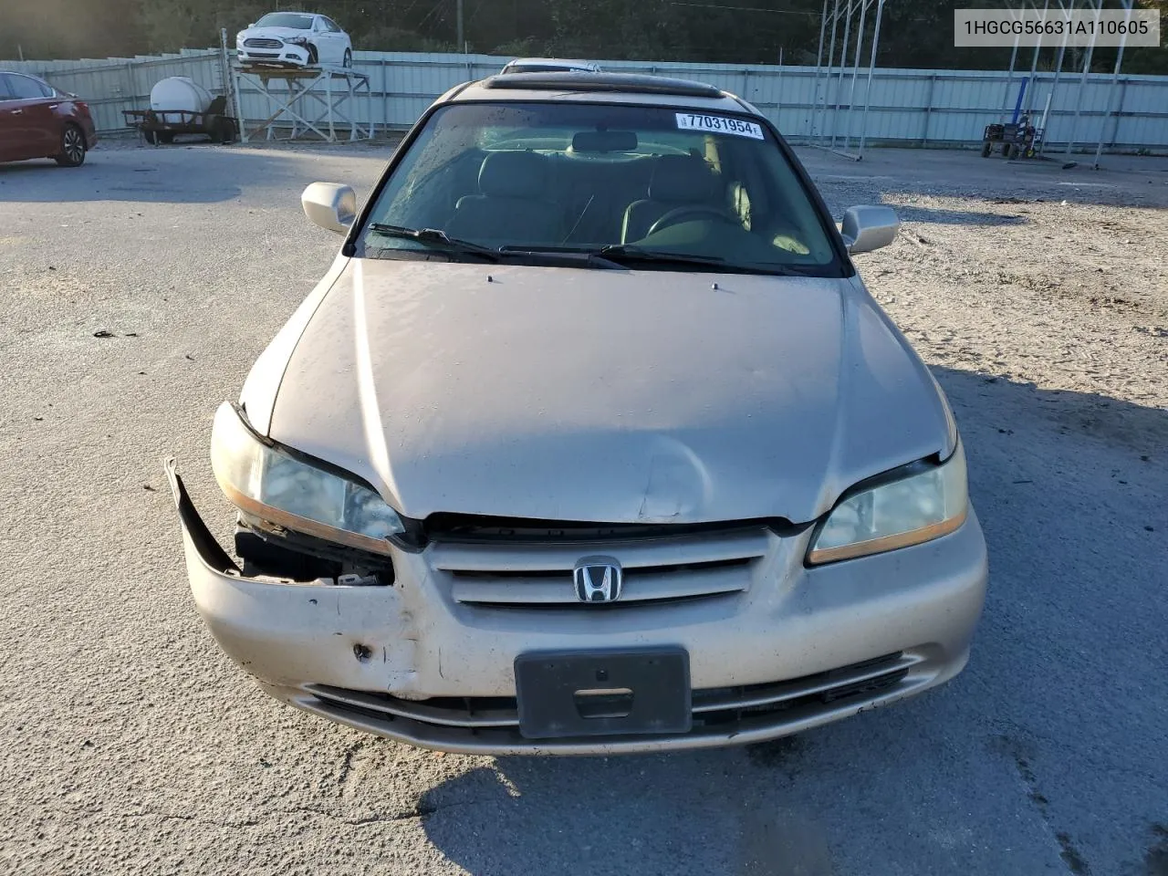 2001 Honda Accord Ex VIN: 1HGCG56631A110605 Lot: 77031954