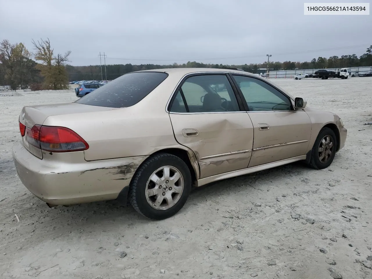 2001 Honda Accord Ex VIN: 1HGCG56621A143594 Lot: 77168194