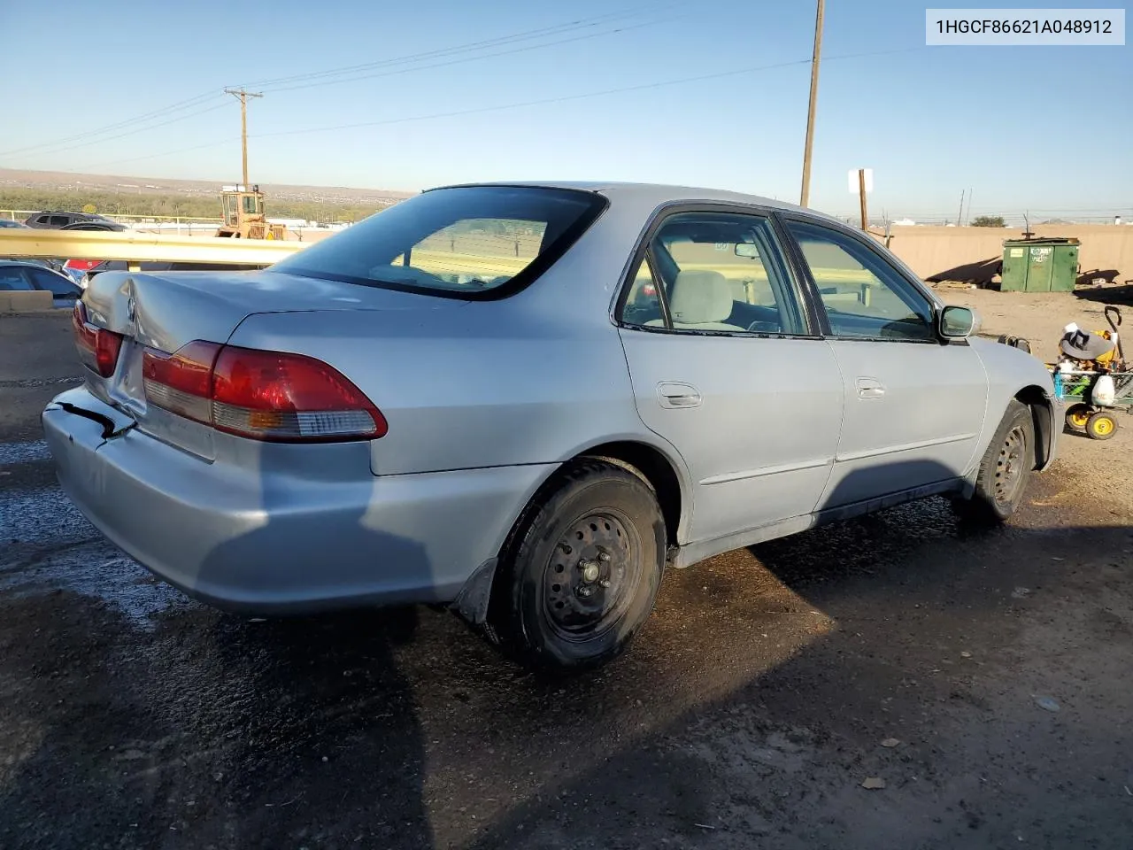 2001 Honda Accord Value VIN: 1HGCF86621A048912 Lot: 77573544