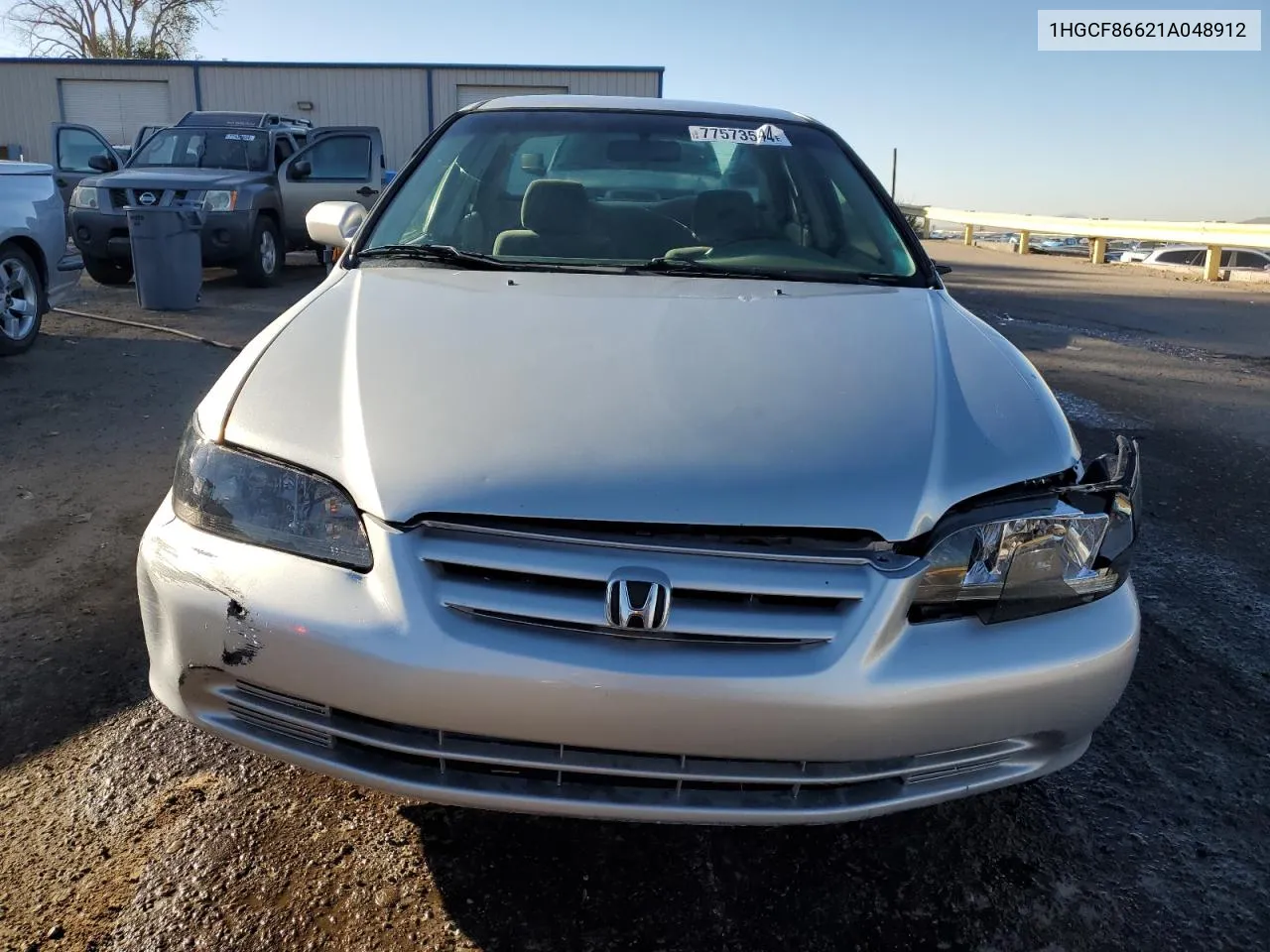 2001 Honda Accord Value VIN: 1HGCF86621A048912 Lot: 77573544