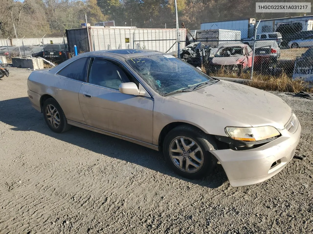 2001 Honda Accord Ex VIN: 1HGCG225X1A031217 Lot: 78069734