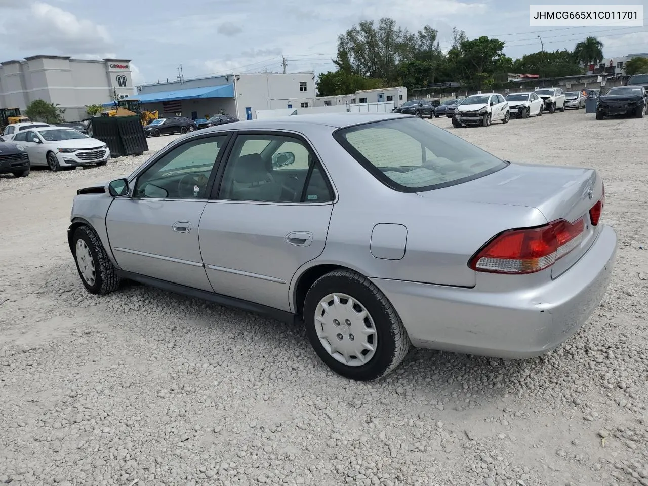 2001 Honda Accord Lx VIN: JHMCG665X1C011701 Lot: 78215954