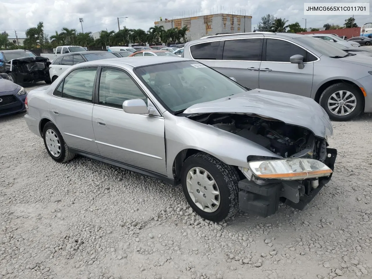 2001 Honda Accord Lx VIN: JHMCG665X1C011701 Lot: 78215954