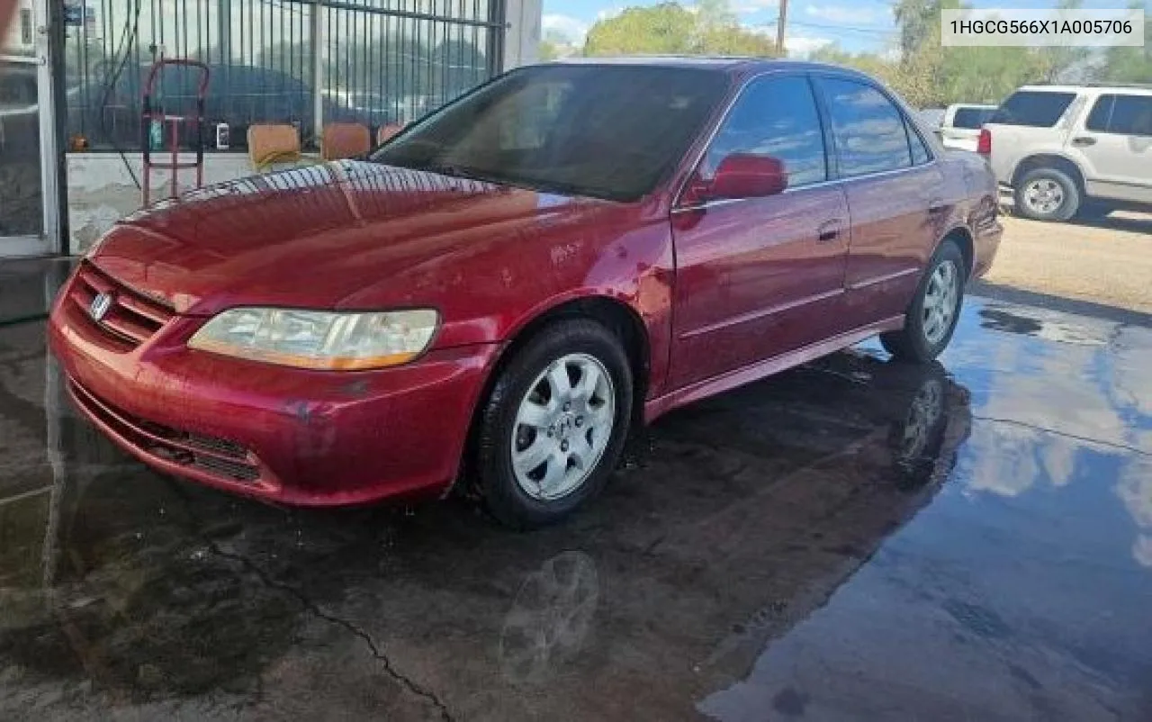 1HGCG566X1A005706 2001 Honda Accord Ex