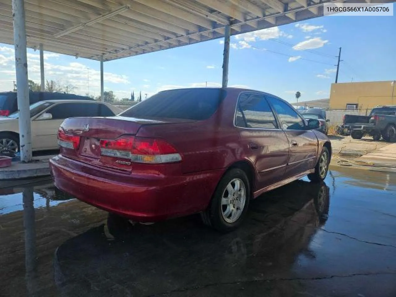 2001 Honda Accord Ex VIN: 1HGCG566X1A005706 Lot: 78547724