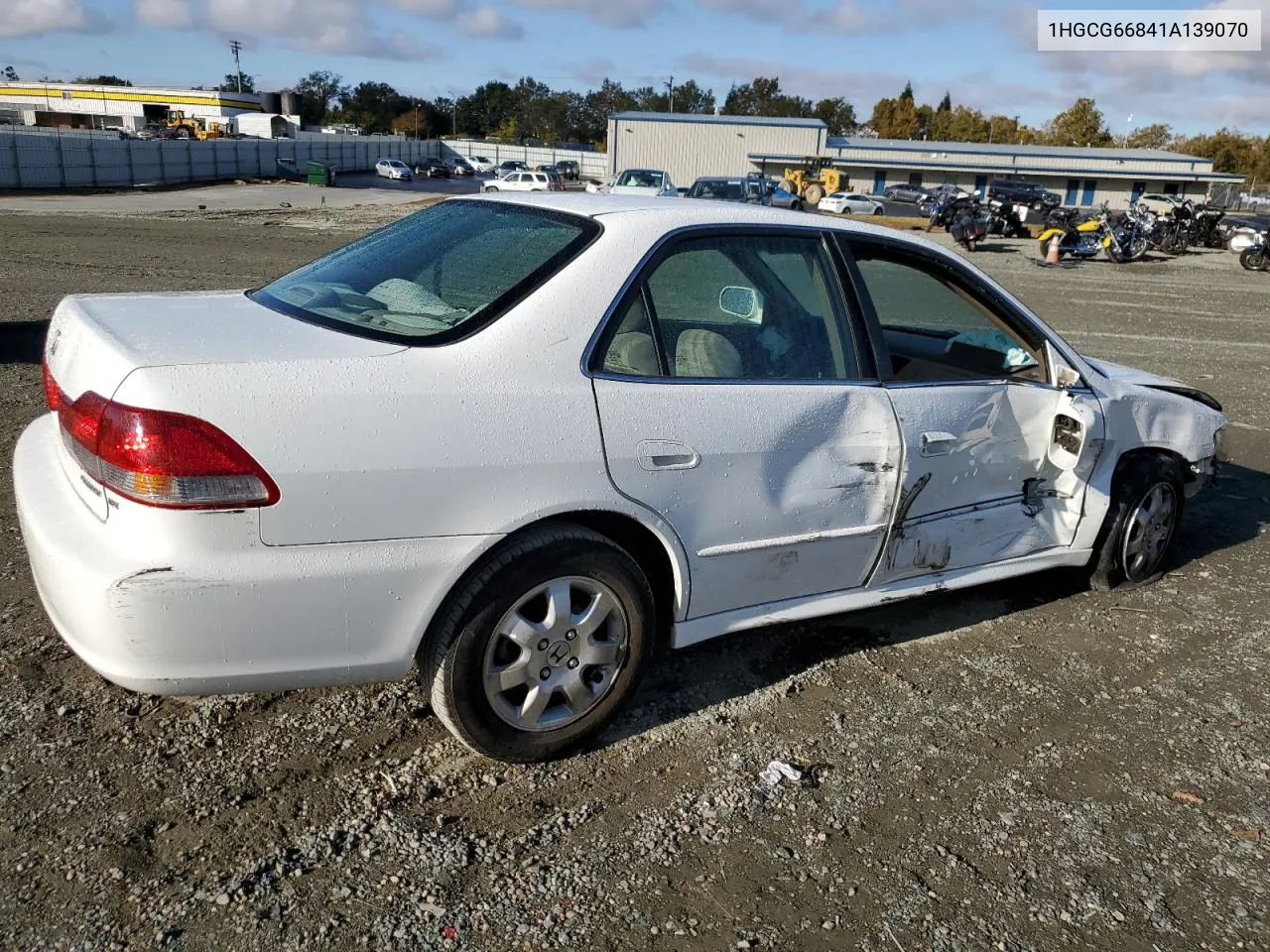 2001 Honda Accord Ex VIN: 1HGCG66841A139070 Lot: 78702204