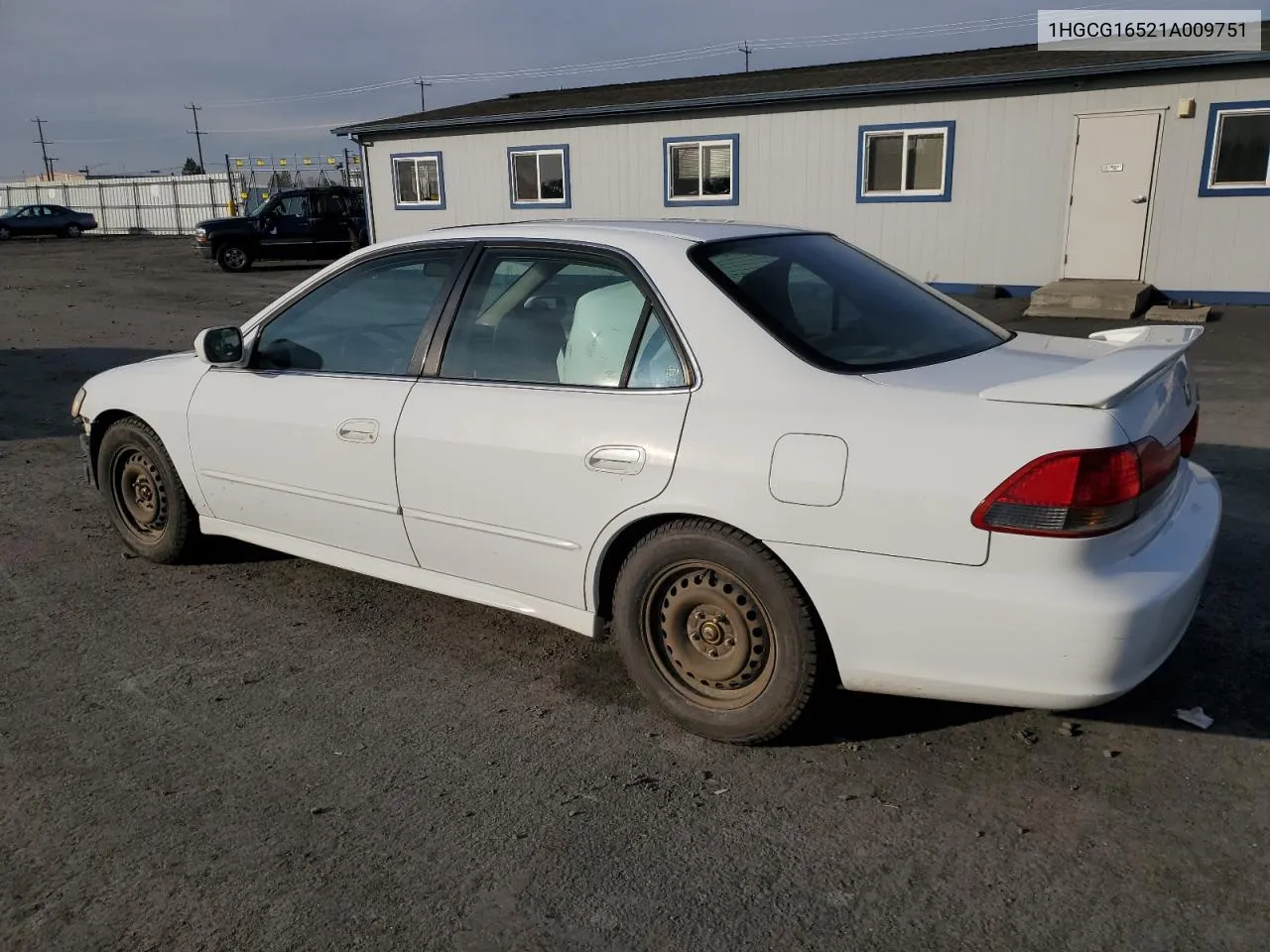 2001 Honda Accord Ex VIN: 1HGCG16521A009751 Lot: 78887804