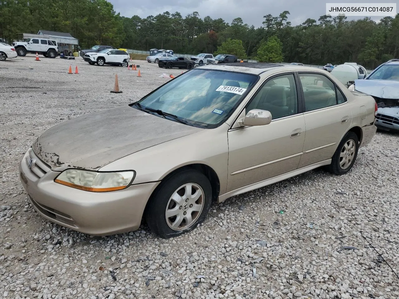 2001 Honda Accord Ex VIN: JHMCG56671C014087 Lot: 79133174