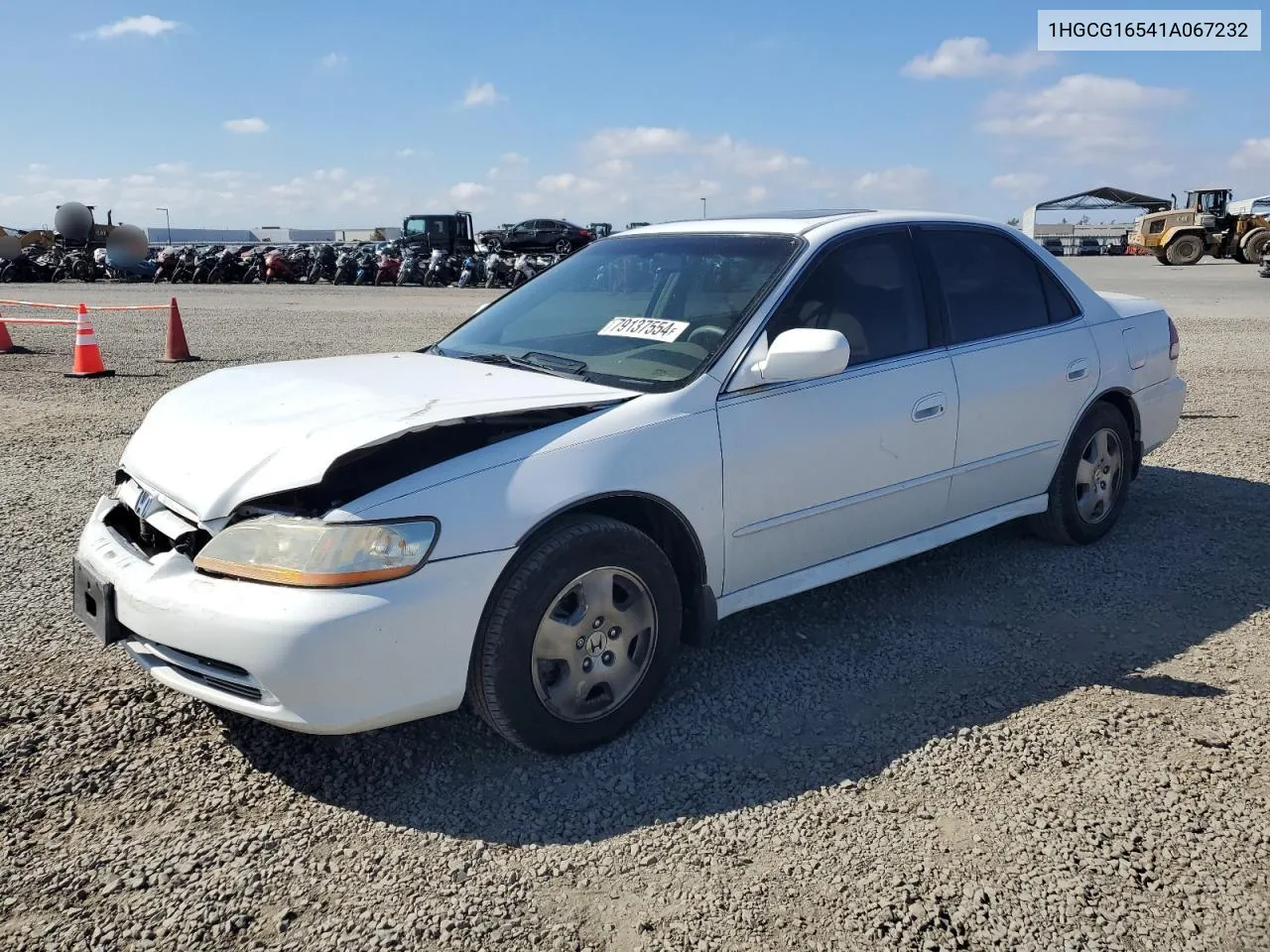 2001 Honda Accord Ex VIN: 1HGCG16541A067232 Lot: 79137554