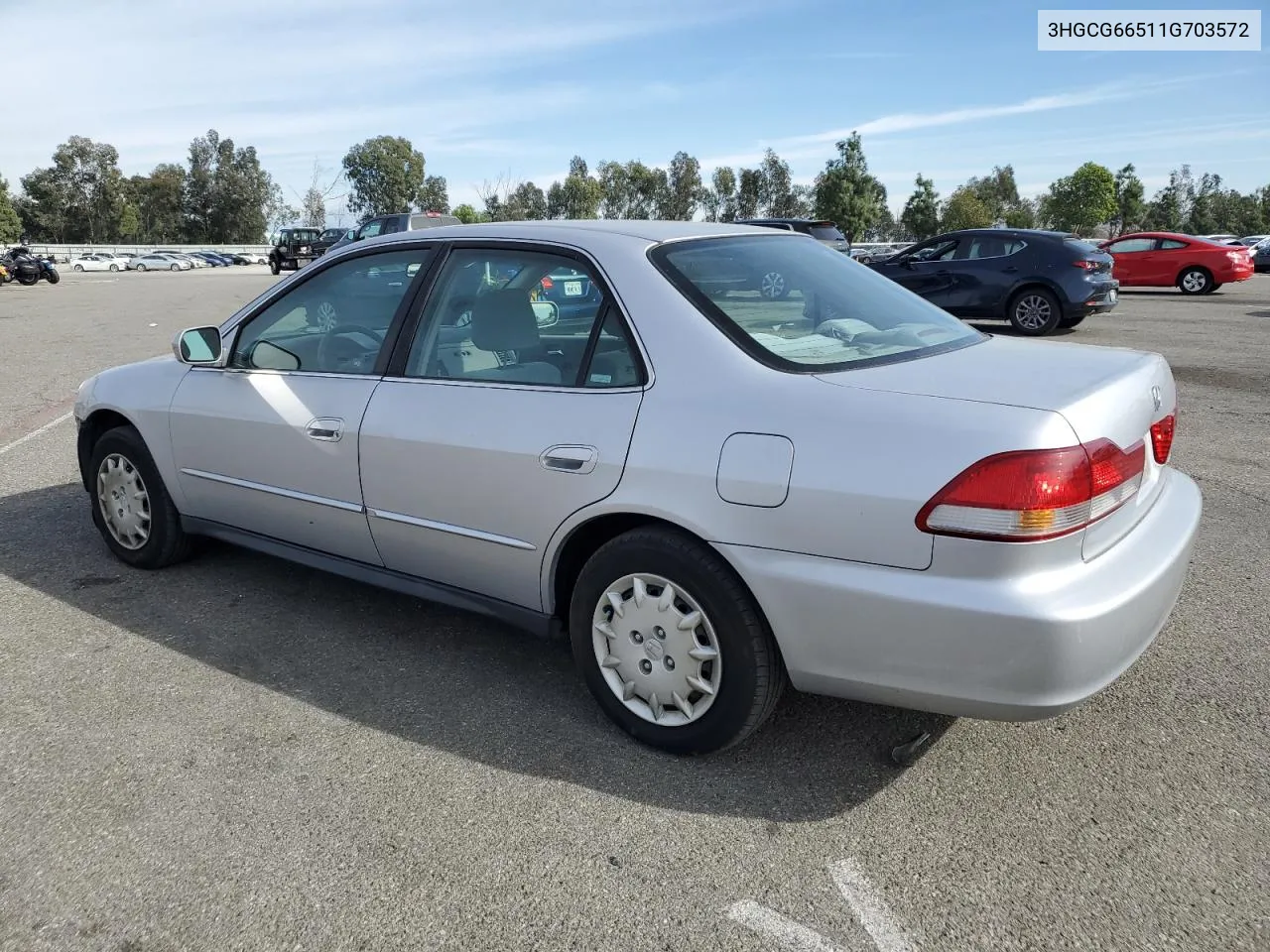 2001 Honda Accord Lx VIN: 3HGCG66511G703572 Lot: 79281364