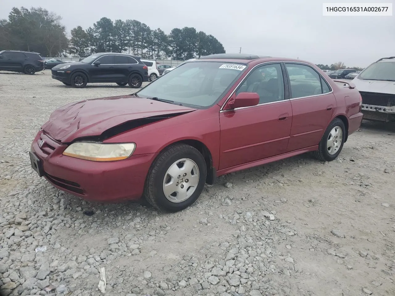 2001 Honda Accord Ex VIN: 1HGCG16531A002677 Lot: 79391634