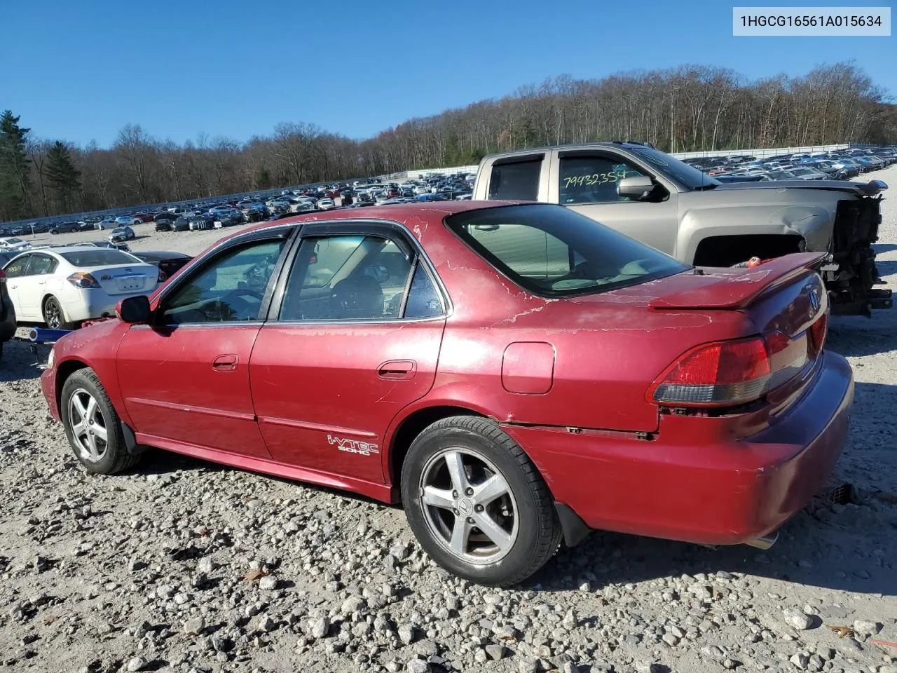 2001 Honda Accord Ex VIN: 1HGCG16561A015634 Lot: 79454034