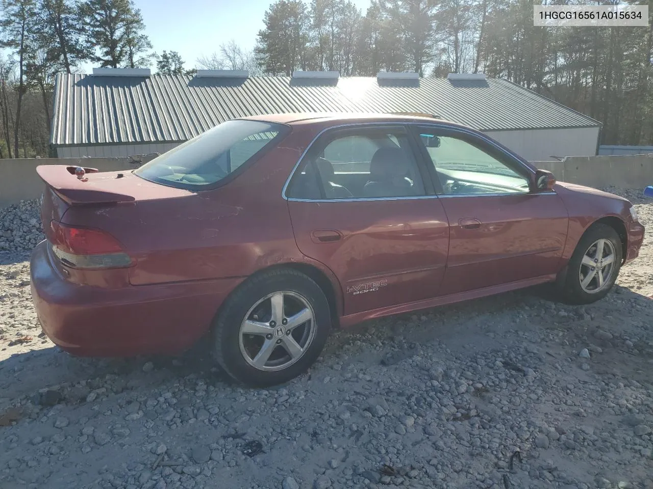 2001 Honda Accord Ex VIN: 1HGCG16561A015634 Lot: 79454034