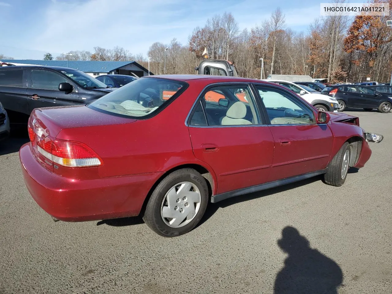 2001 Honda Accord Lx VIN: 1HGCG16421A041221 Lot: 79753094