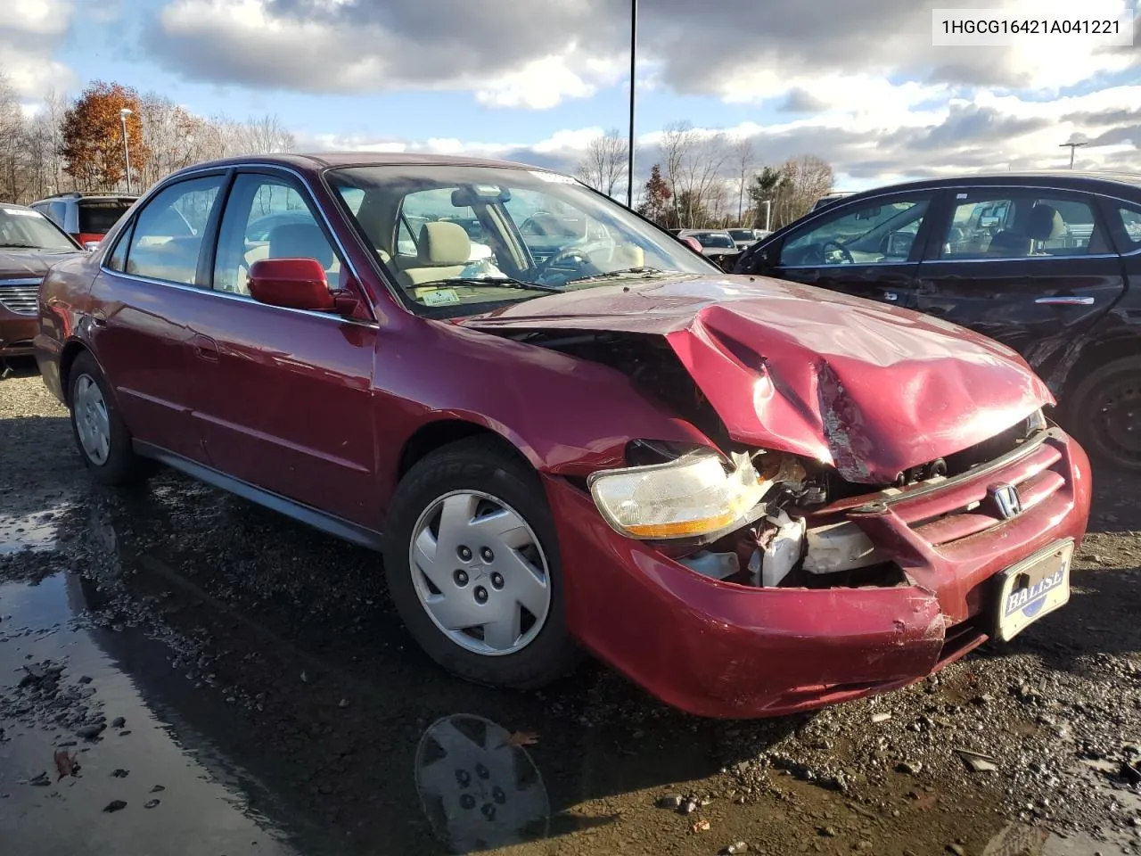 2001 Honda Accord Lx VIN: 1HGCG16421A041221 Lot: 79753094