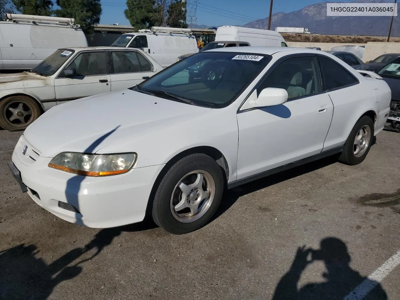 2001 Honda Accord Lx VIN: 1HGCG22401A036045 Lot: 80265104