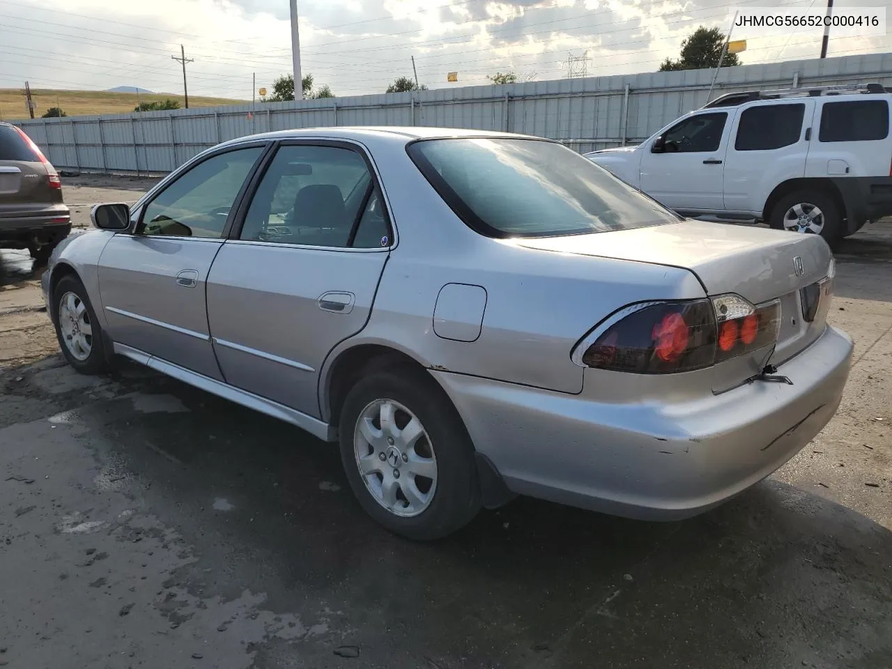 2002 Honda Accord Ex VIN: JHMCG56652C000416 Lot: 65146194