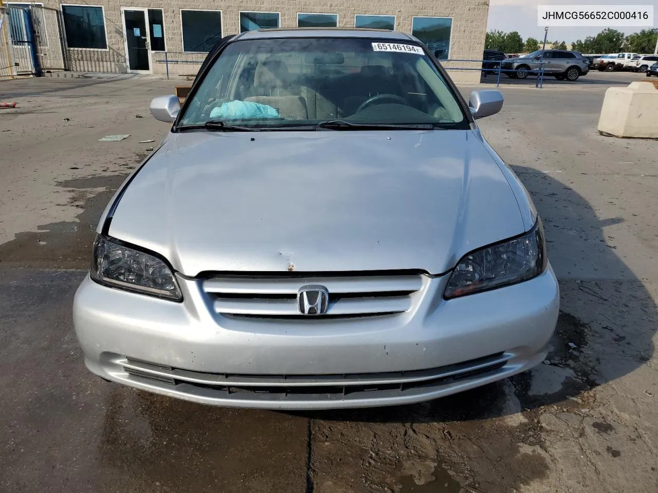 2002 Honda Accord Ex VIN: JHMCG56652C000416 Lot: 65146194