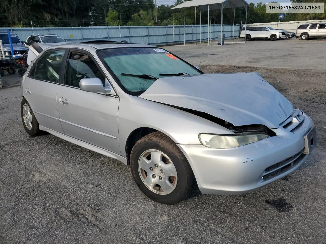 2002 Honda Accord Ex VIN: 1HGCG16582A071589 Lot: 67512904