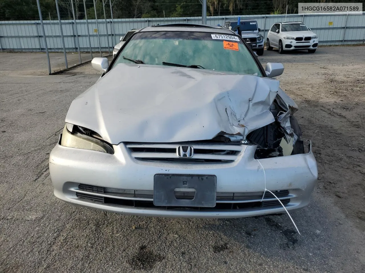 1HGCG16582A071589 2002 Honda Accord Ex