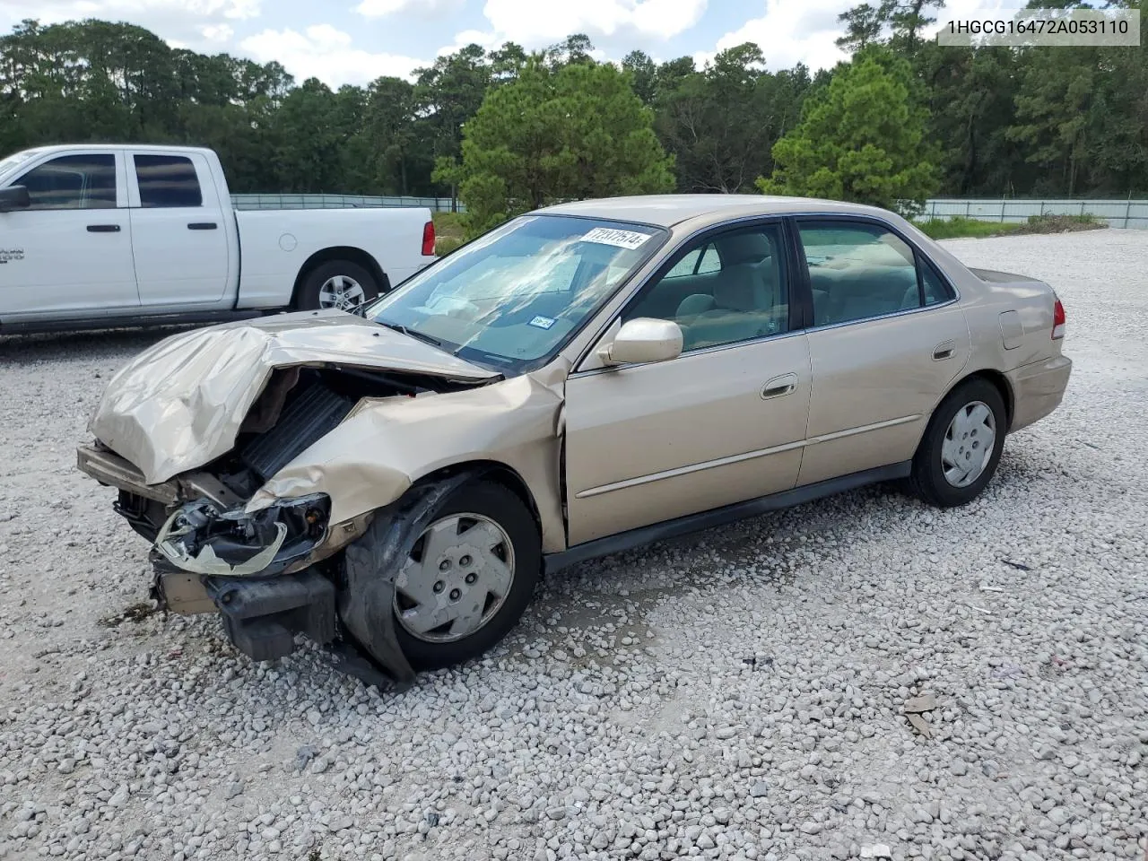 2002 Honda Accord Lx VIN: 1HGCG16472A053110 Lot: 72372574