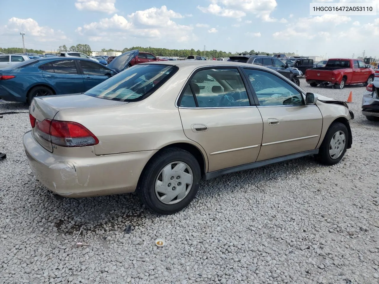 2002 Honda Accord Lx VIN: 1HGCG16472A053110 Lot: 72372574