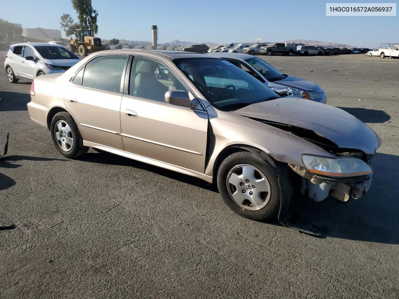 2002 Honda Accord Ex VIN: 1HGCG16572A056937 Lot: 74133574