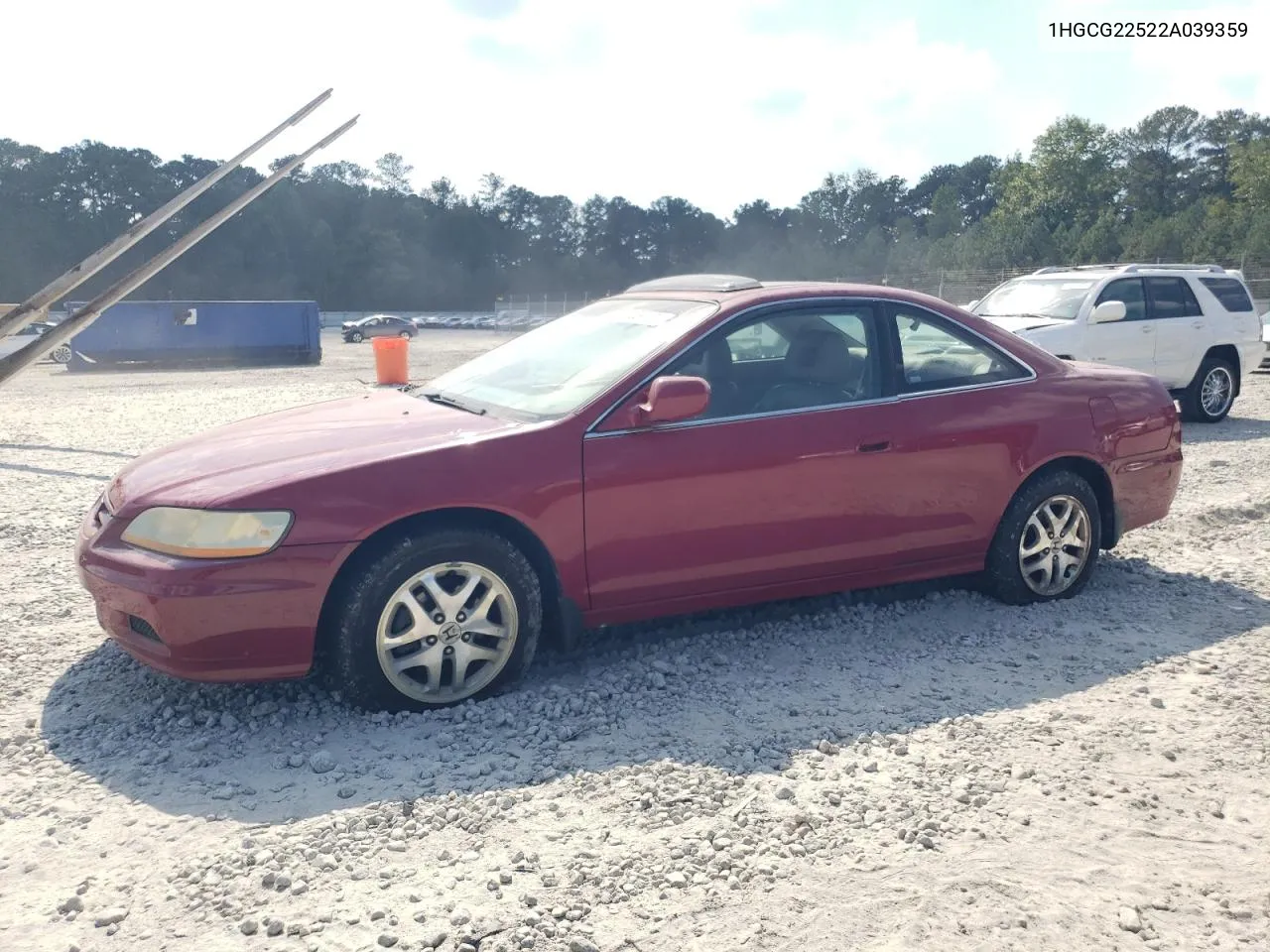 2002 Honda Accord Ex VIN: 1HGCG22522A039359 Lot: 74460874