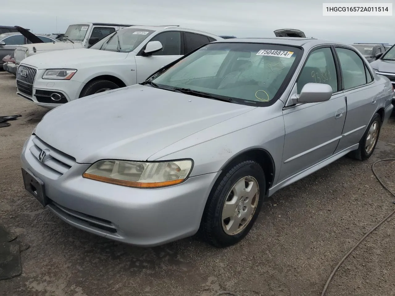 1HGCG16572A011514 2002 Honda Accord Ex