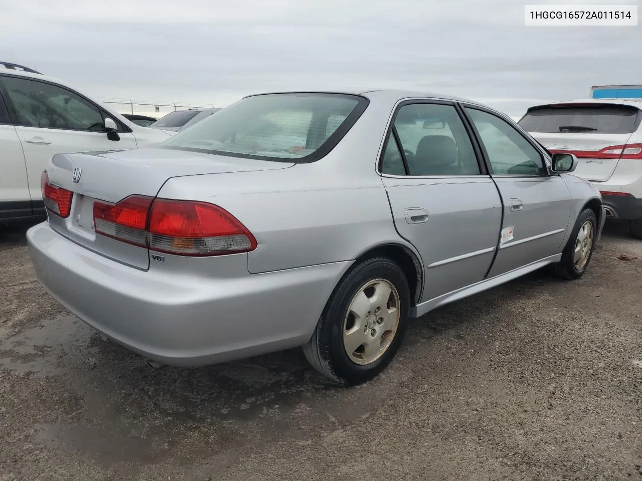 2002 Honda Accord Ex VIN: 1HGCG16572A011514 Lot: 75048874